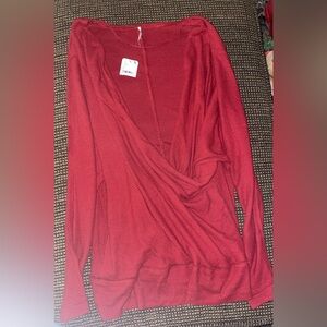 Free people crossover sweater size large